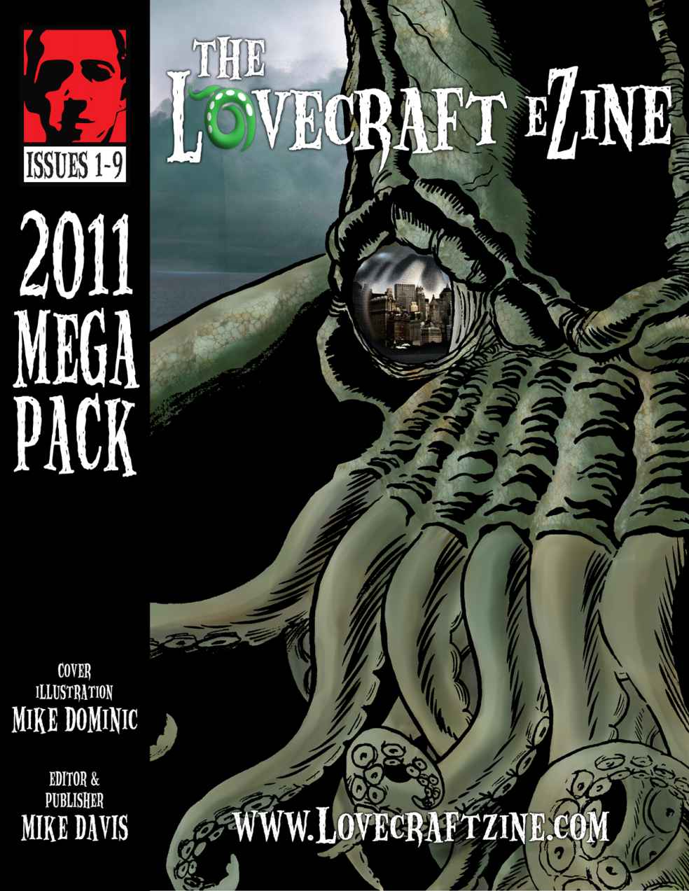 The Lovecraft Ezine Megapack 2011 Issues 19 1st Edition Mike Davis