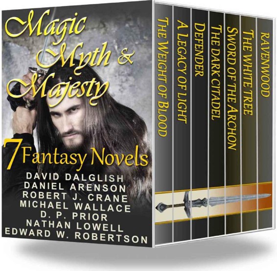 Magic Myth Majesty 7 Fantasy Novels Dalglish David Arenson Daniel Crane Robert J Prior D P