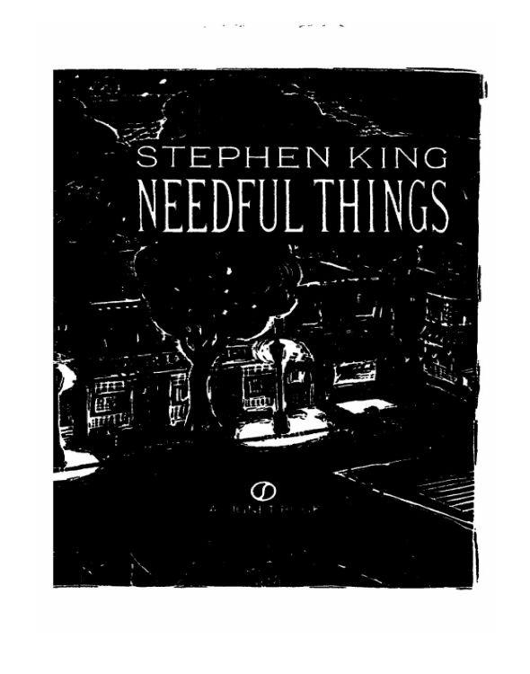Needful Things King Stephen