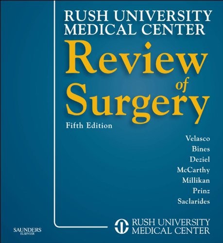 Rush University Medical Center Review Of Surgery Velasco Jose M