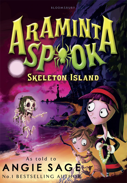 Araminta Spook Skeleton Island 1st Edition Sage Angie