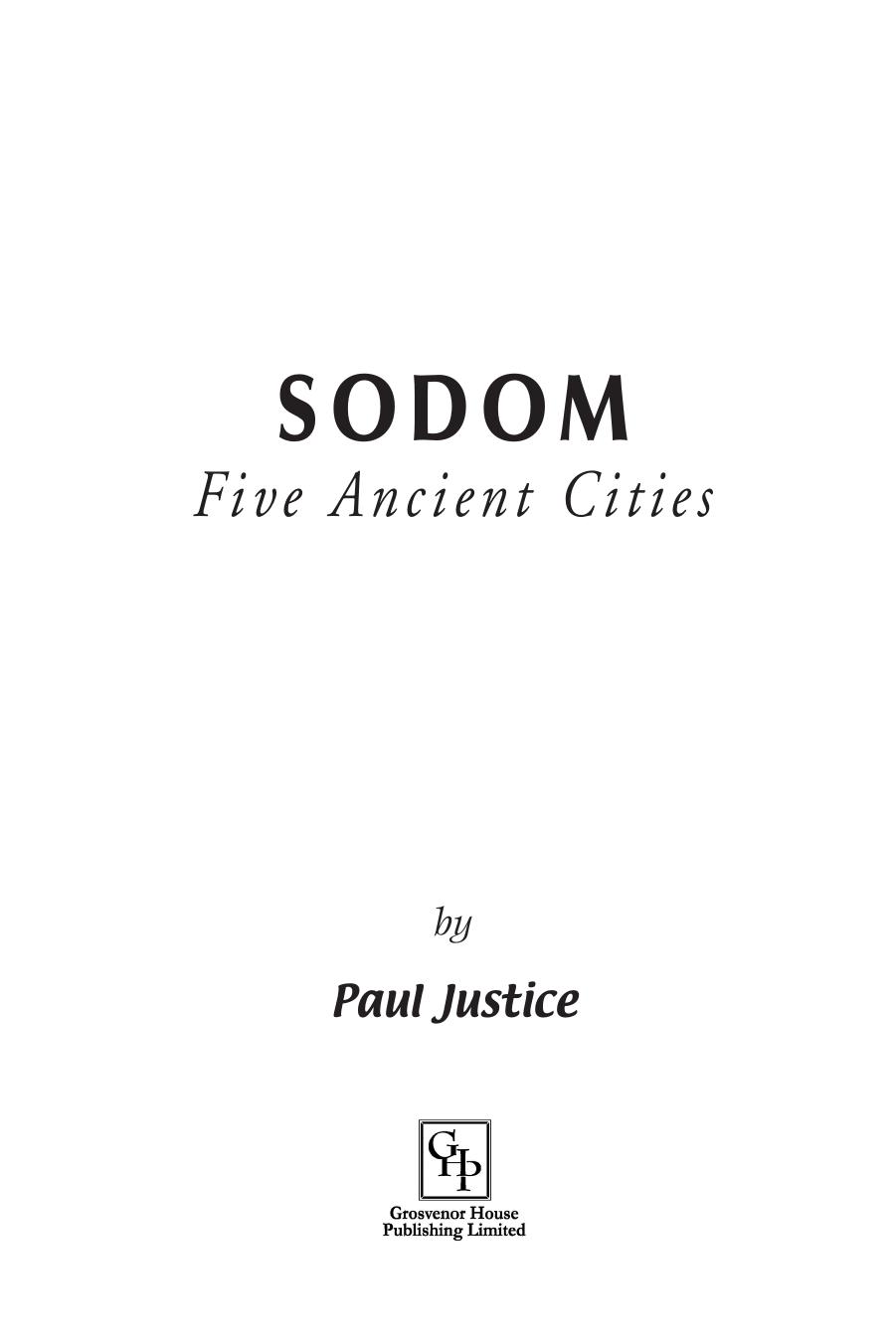 Sodom Five Ancient Cities Justice Paul