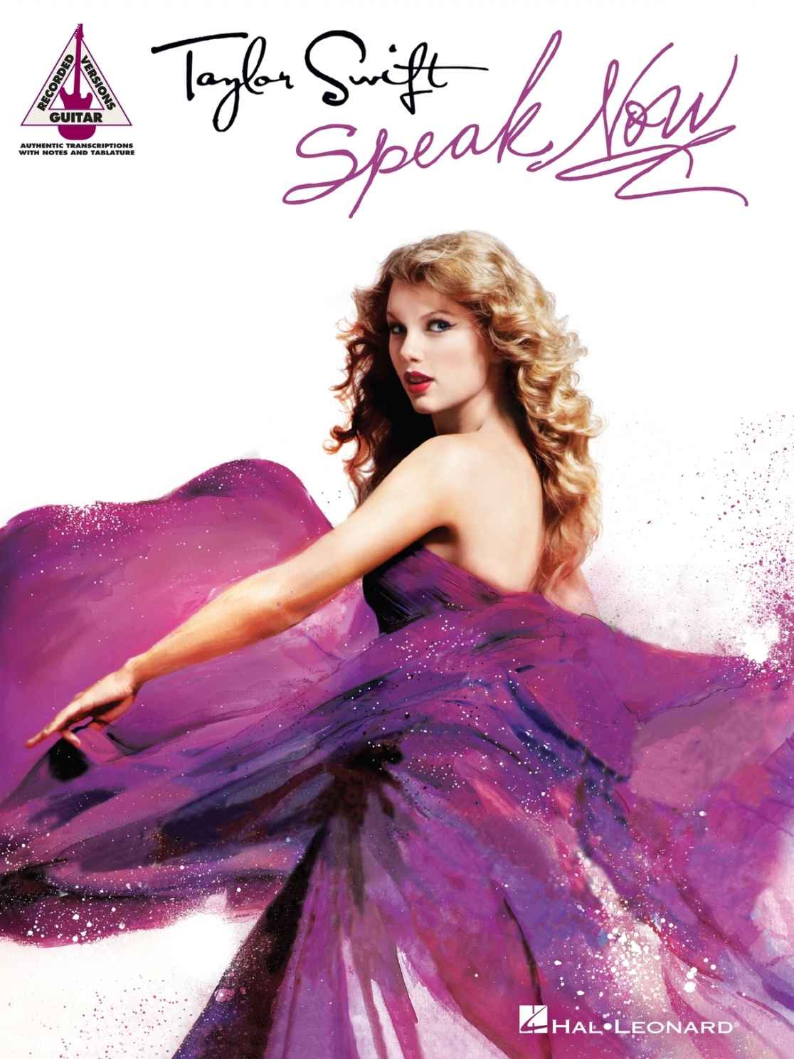 Speak Now Songbook Guitar Recorded Versions Swift Taylor