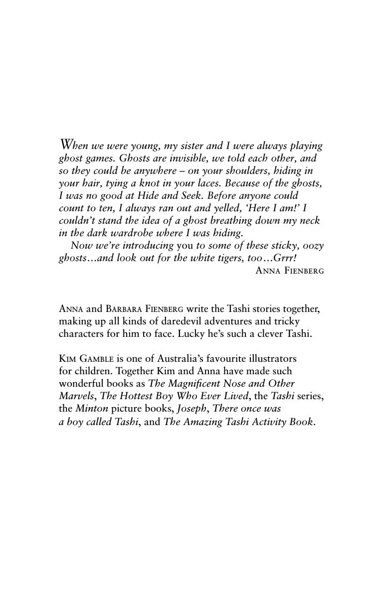 Tashi And The Ghosts Fienberg Anna