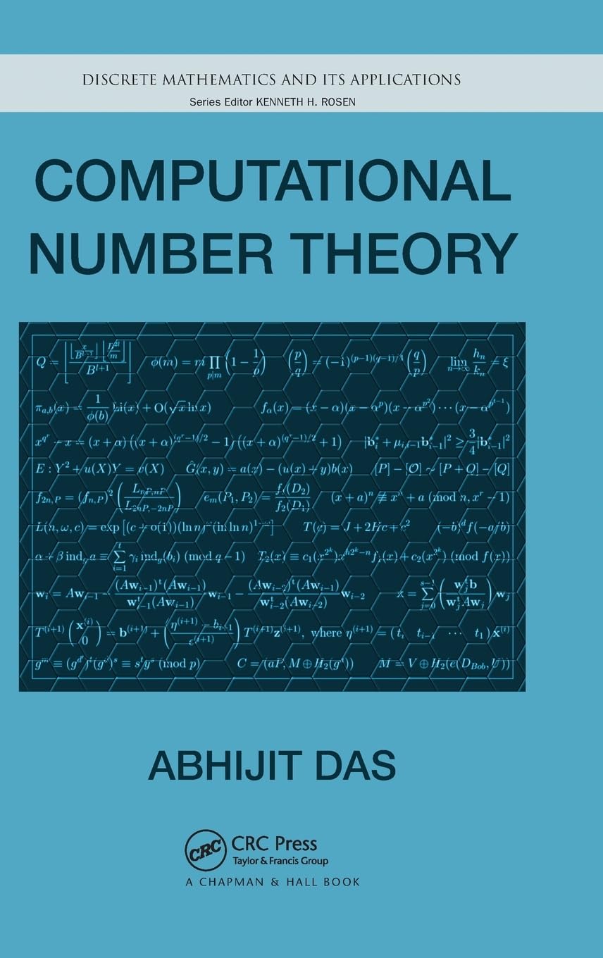 Computational Number Theory 1st Edition Abhijit Das