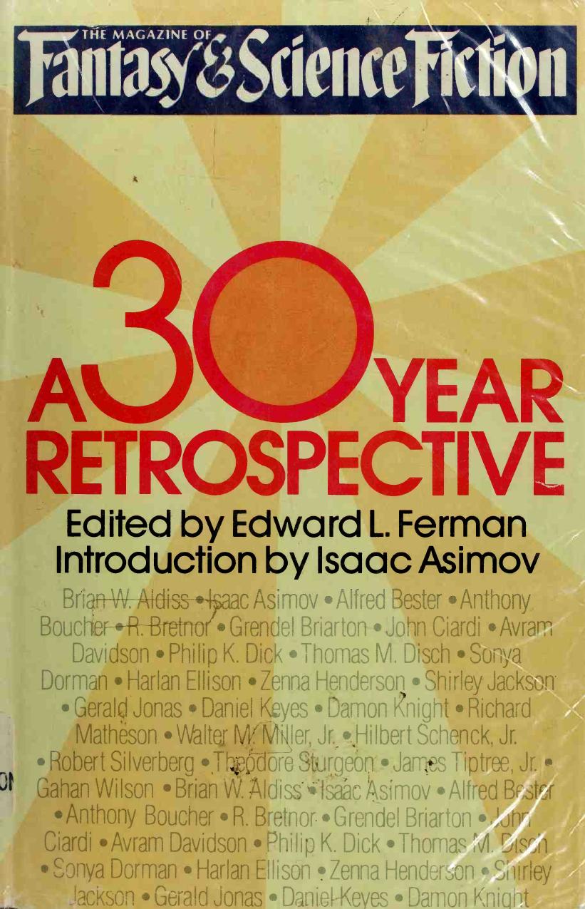 The Magazine Of Fantasy Science Fiction Ferman Editor
