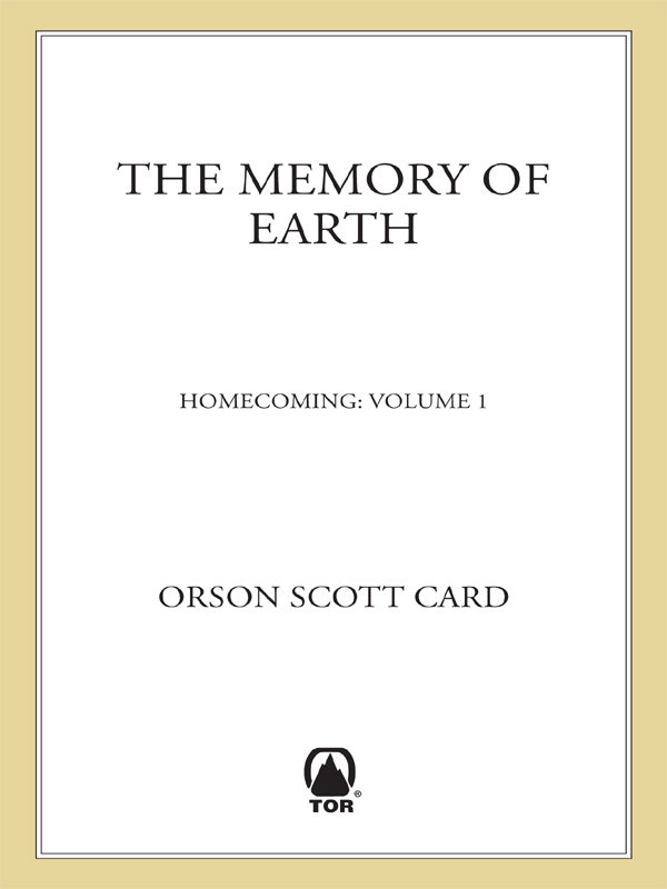 The Memory Of Earth Card Orson Scott