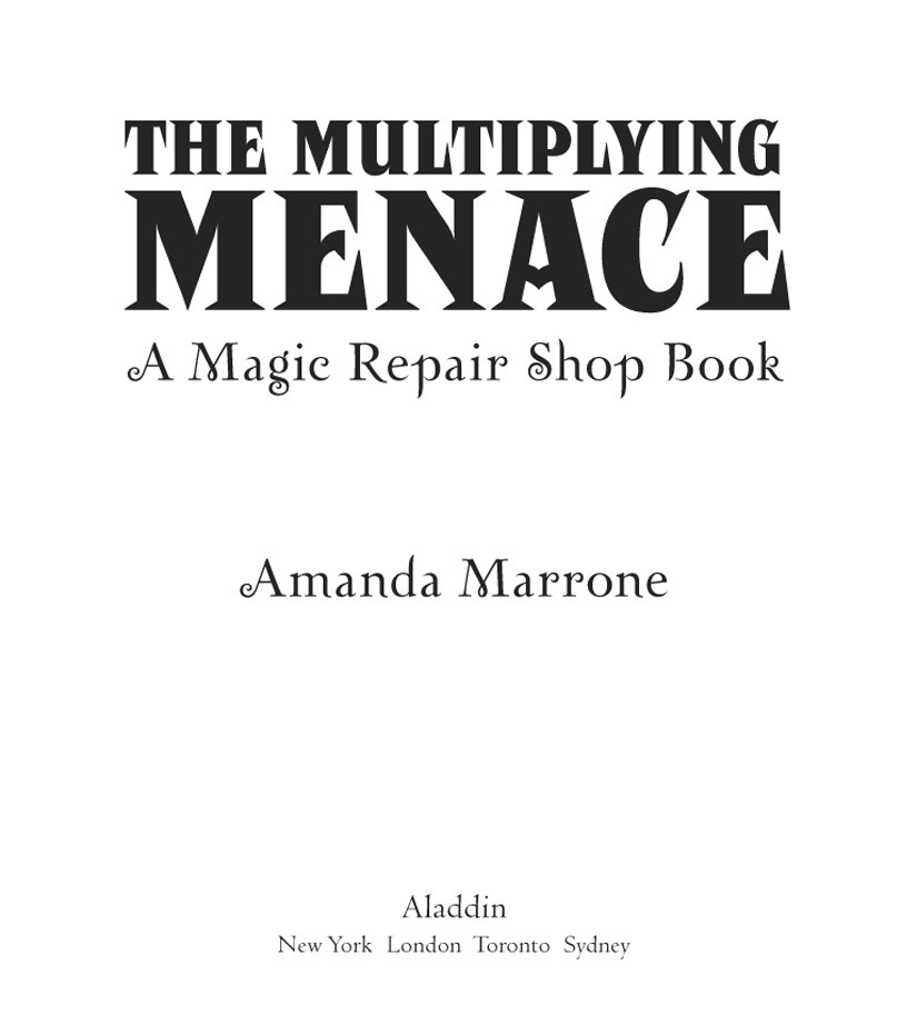 The Multiplying Menace Marrone Amanda