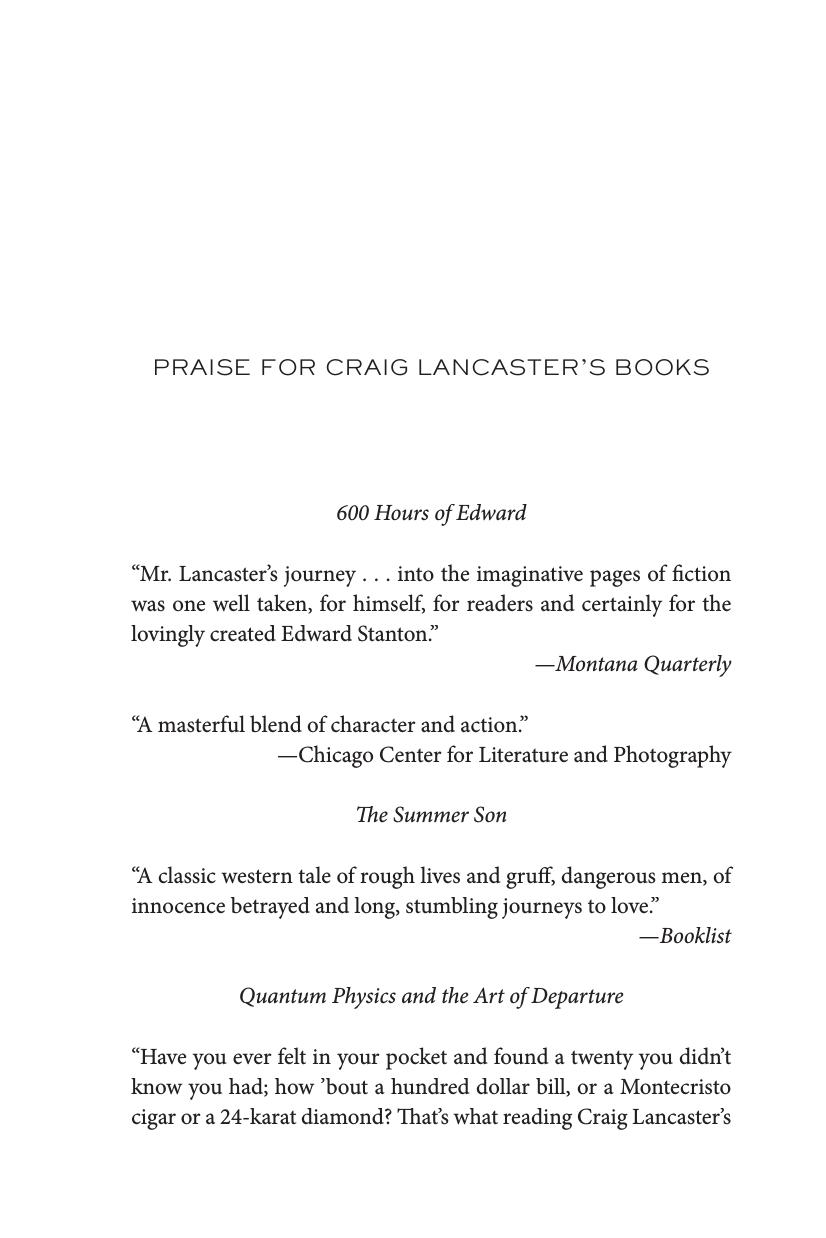 This Is What I Want Lancaster Craig
