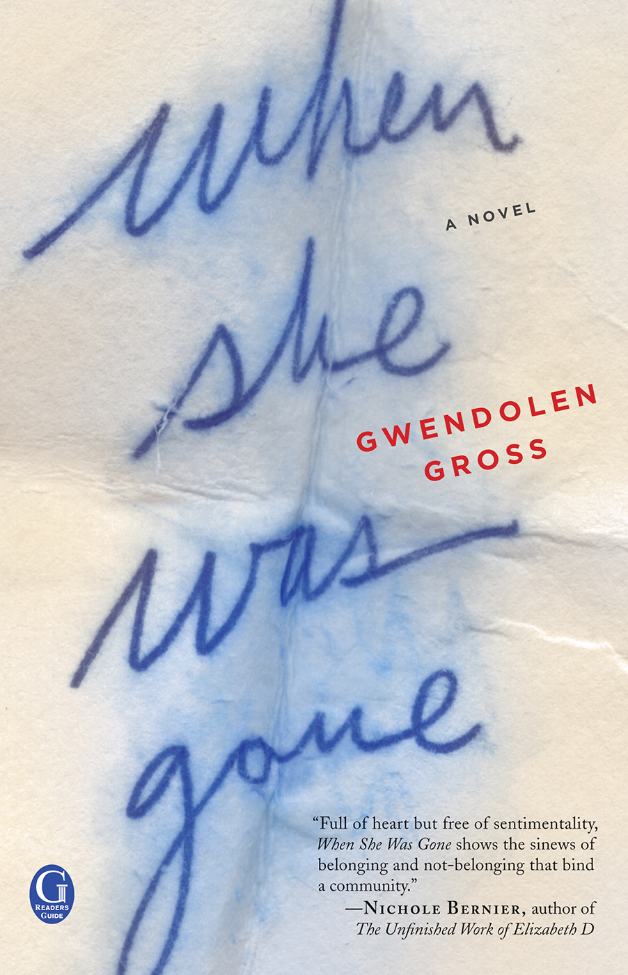When She Was Gone Gross Gwendolen