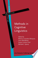 Methods In Cognitive Linguistics Monica Gonzalezmarquez Irene Mittelberg