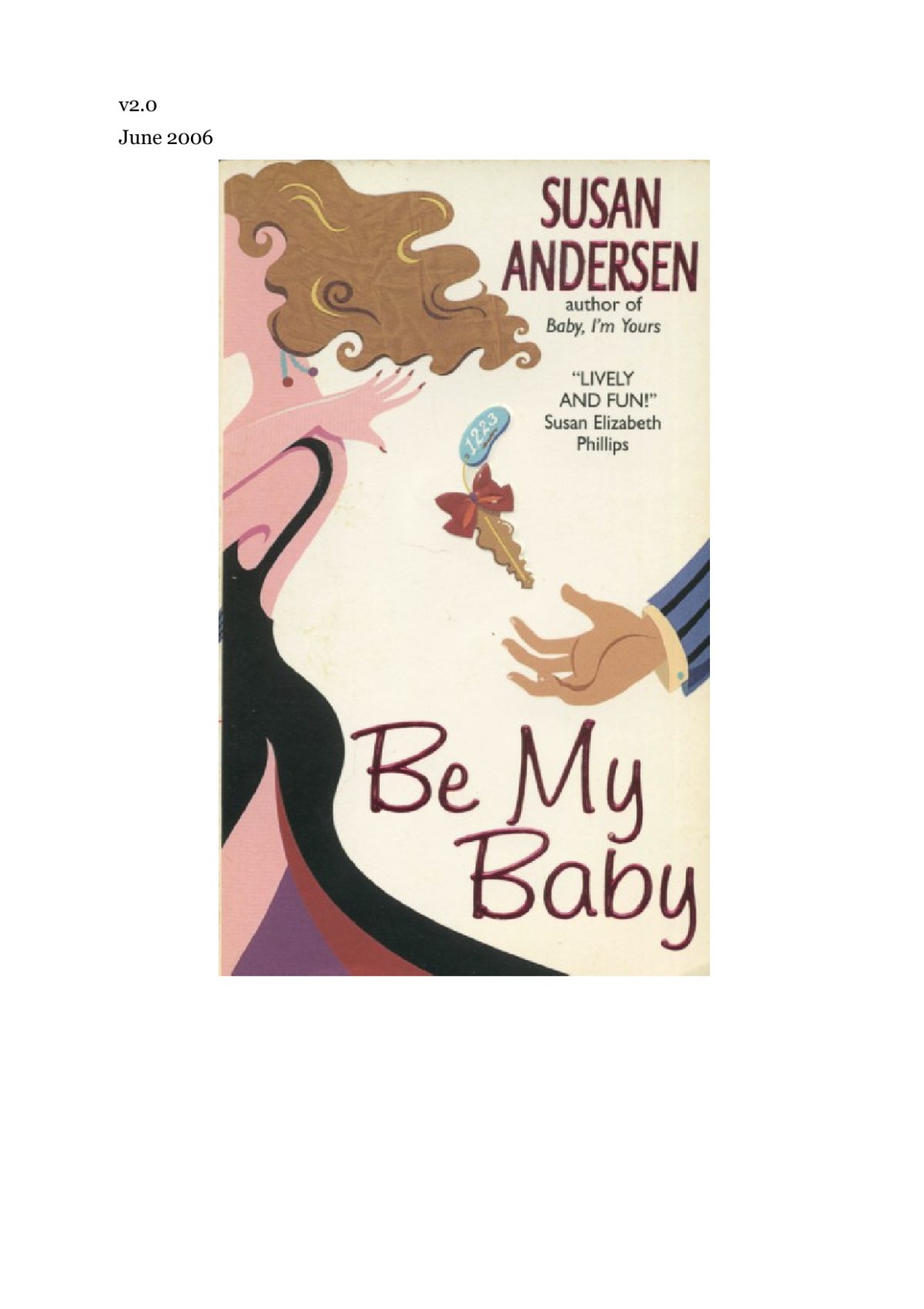 Be My Baby Andersen Susan