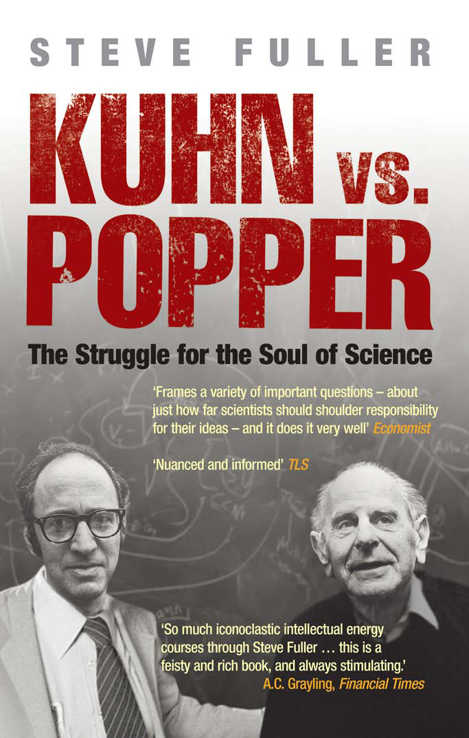 The Struggle For The Soul Of Science Fuller Steve