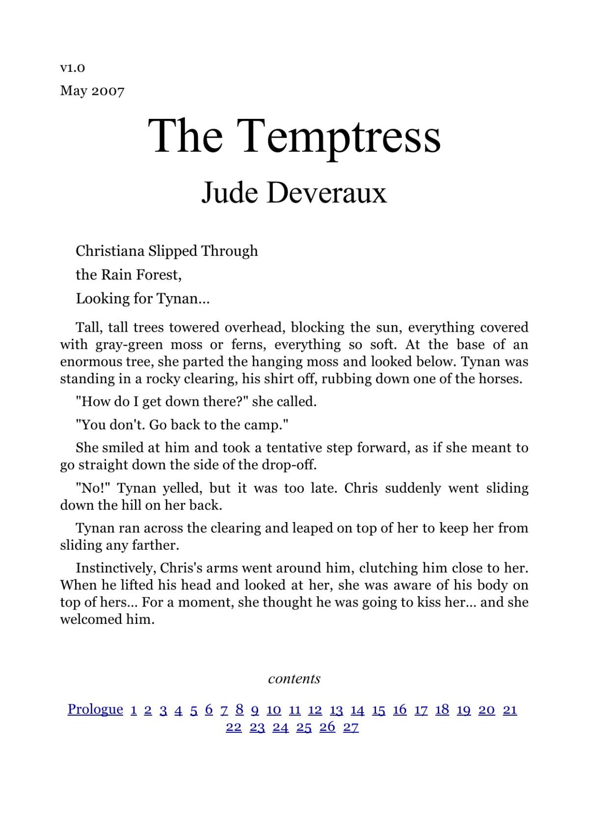 The Temptress Deveraux Jude