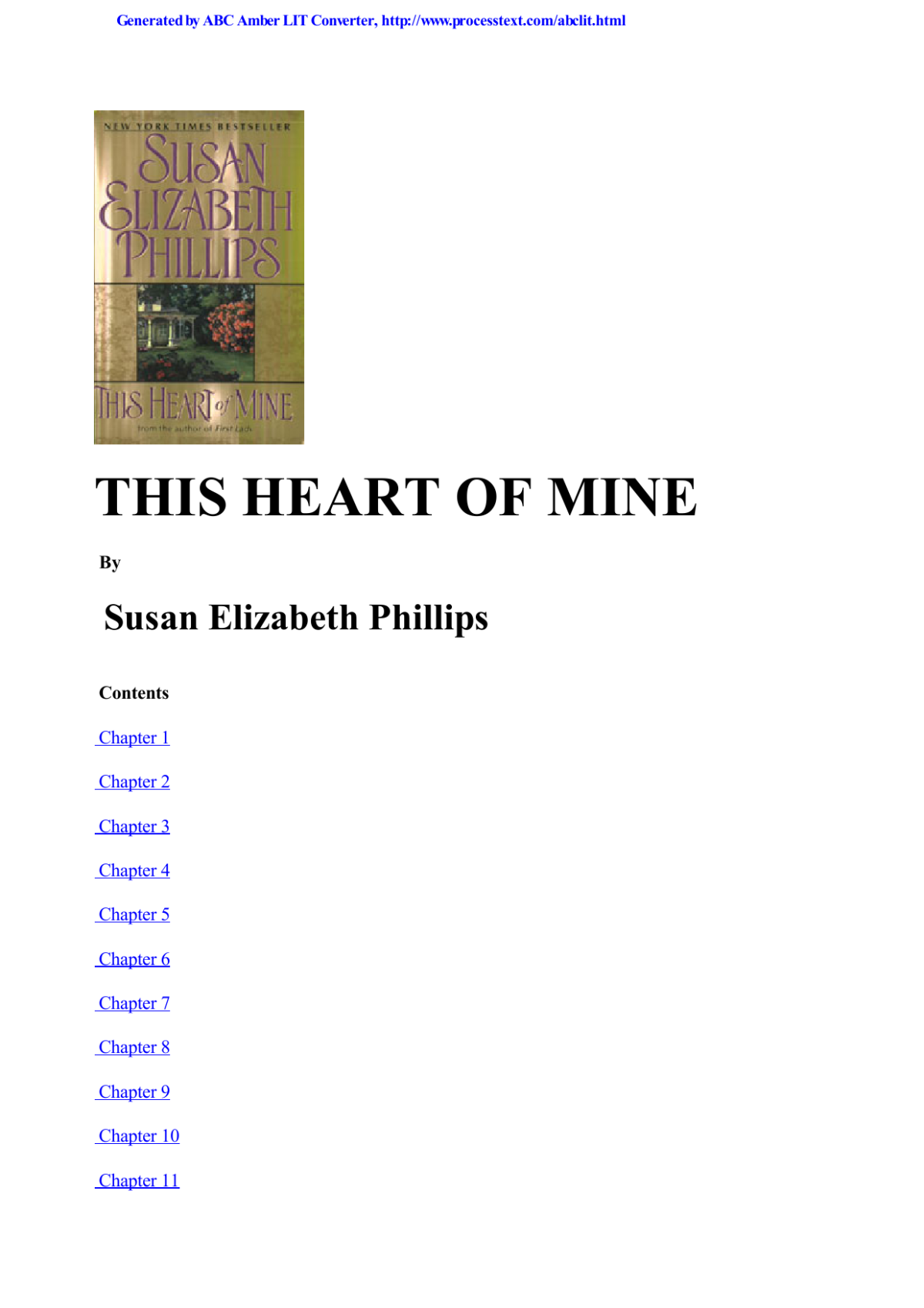 This Heart Of Mine Phillips Suzanne Elizabeth