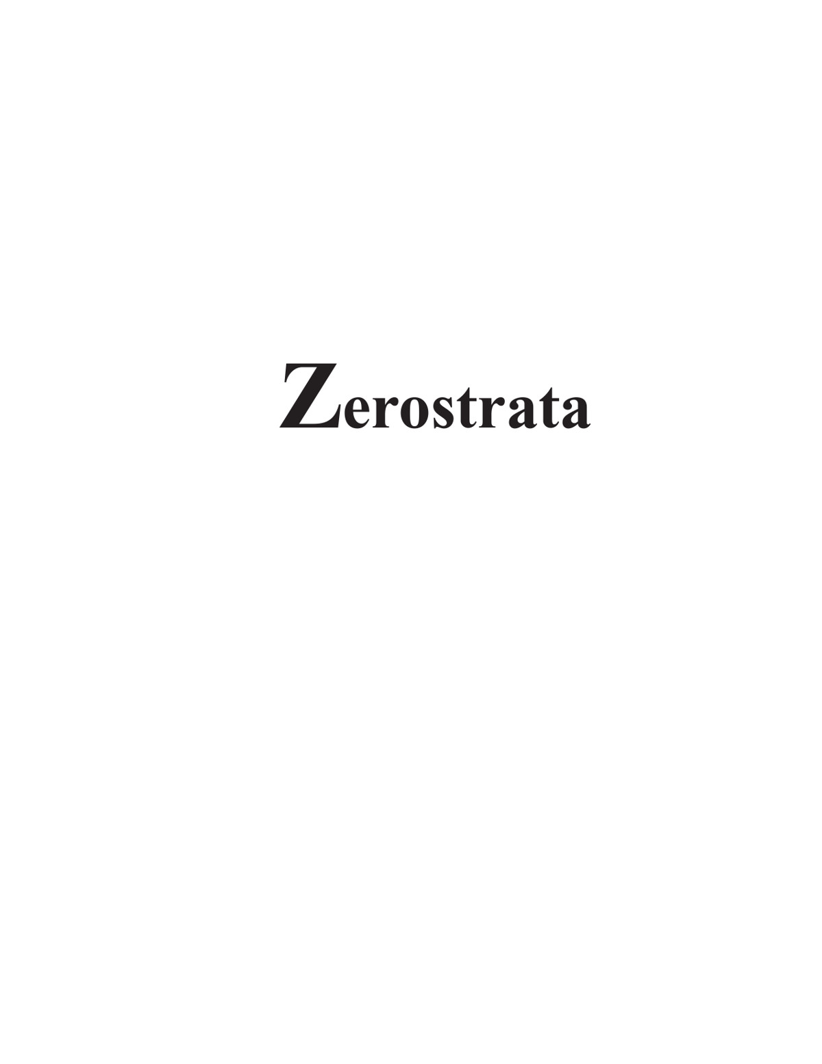 Zerostrata Prunty Andersen