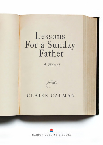 Lessons For A Sunday Father Calman Claire