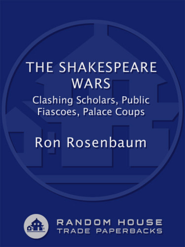 Clashing Scholars Public Fiascoes Palace Coups Rosenbaum Ron