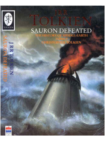 The History Of The Lord Of The Rings 04sauron Defeated Tolkien