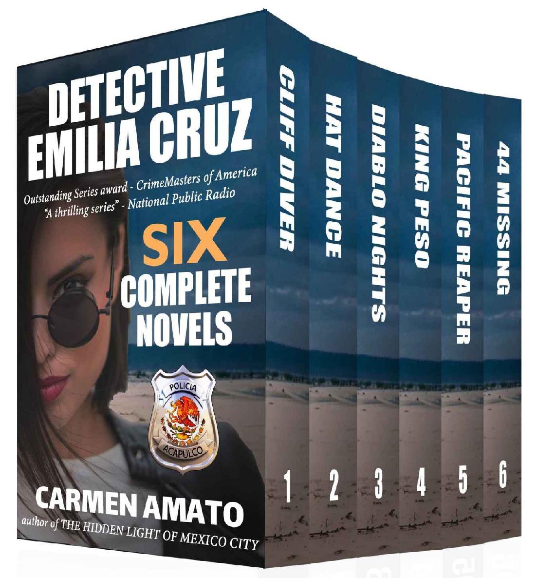 Detective Emilia Cruz Mystery Series Box Set Books 16 Featuring The First Female Police Detective In Acapulco Carmen Amato