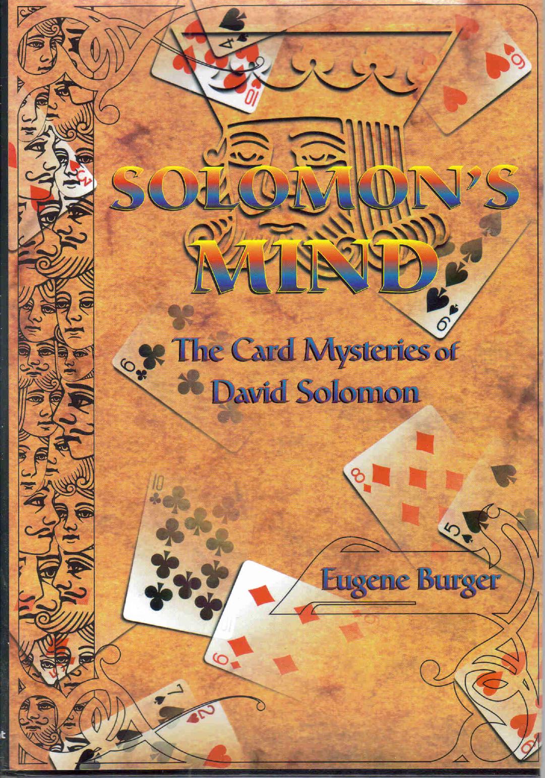 Solomons Mind The Card Mysteries Of David Solomon 1st Edition Eugene Burger