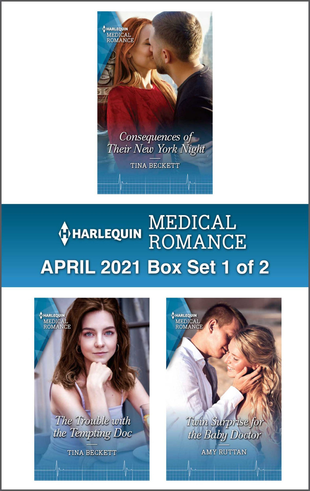 Harlequin Medical Romance April 2021box Set 1 Of 2 Tina Beckett