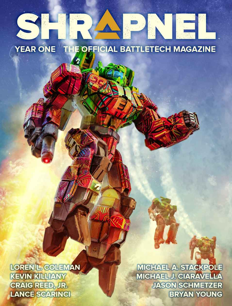 Battletech Shrapnel Year One The Official Battletech Magazine Philip A Lee