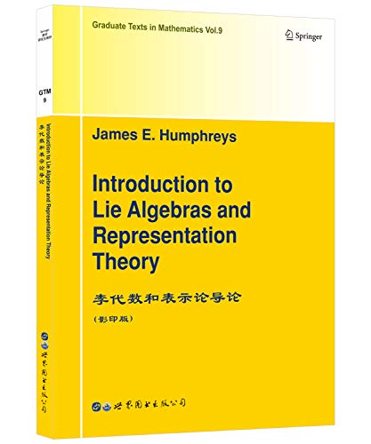 Introduction To Lie Algebras And Representation Theory 2019th Edition Je
