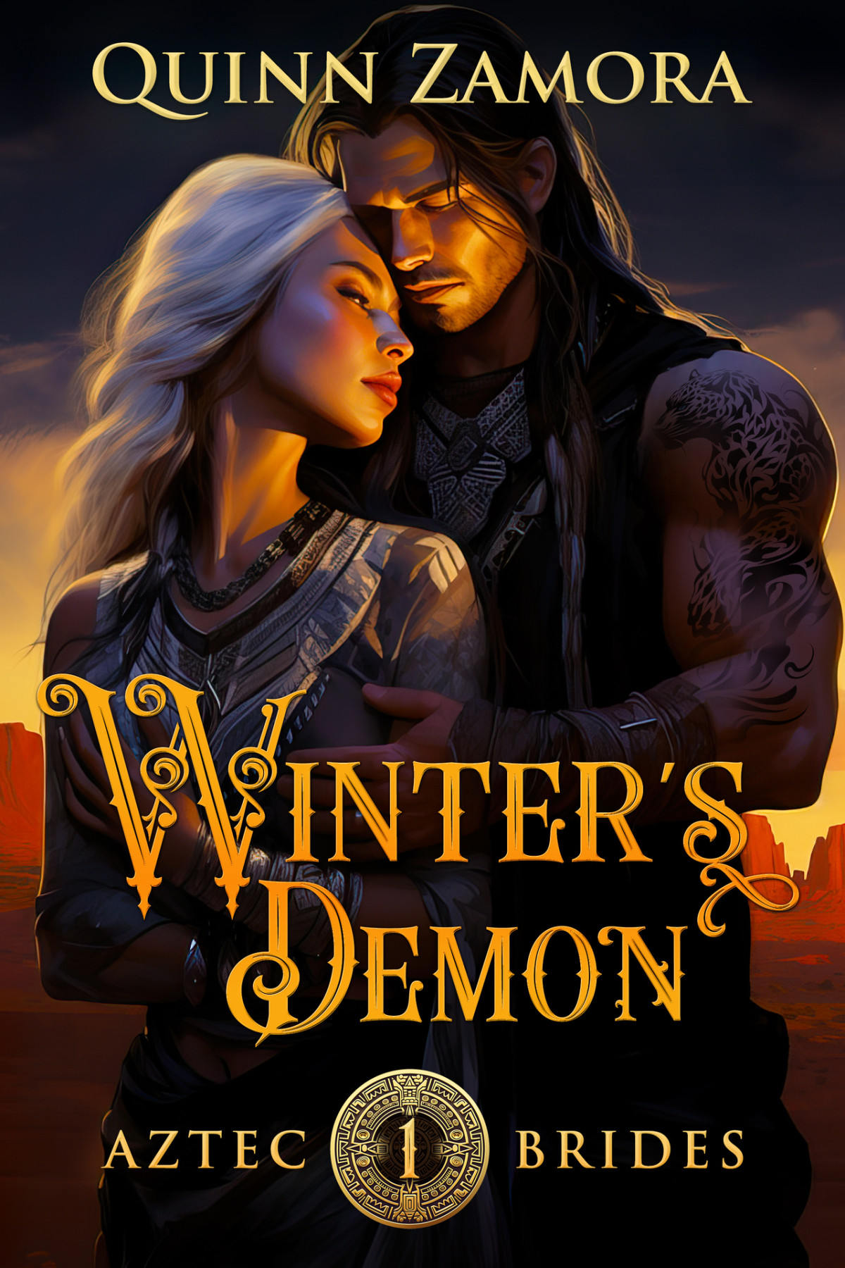 Winters Demon A Demons Witches Paranormal Romance Aztec Brides Book 1 Zamora