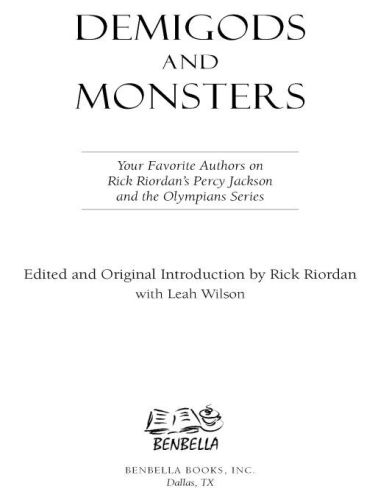 Demigods And Monsters Your Favorite Authors On Percy Jackson And The Olympians Rick Riordan
