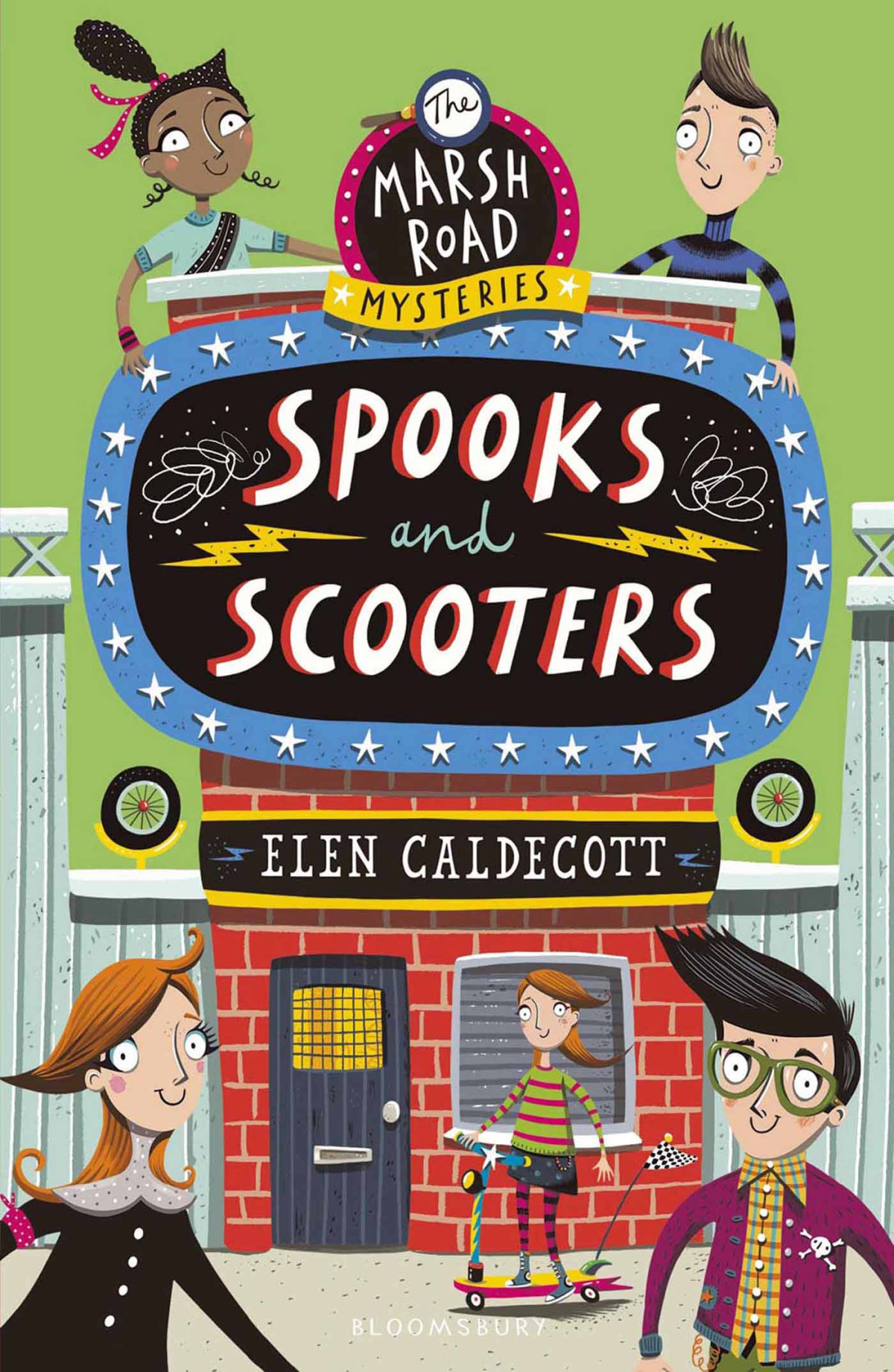 The Marsh Road Mysteries Spooks And Scooters Caldecott Elen