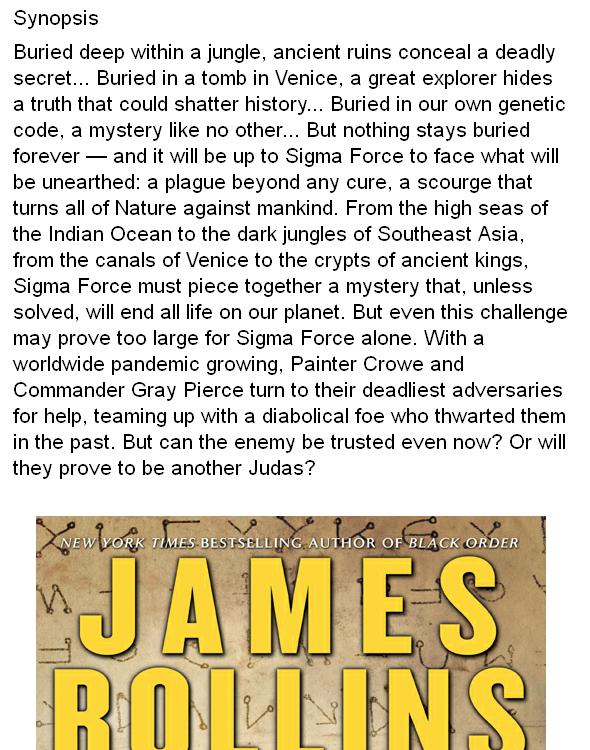 The Judas Strain Rollins James
