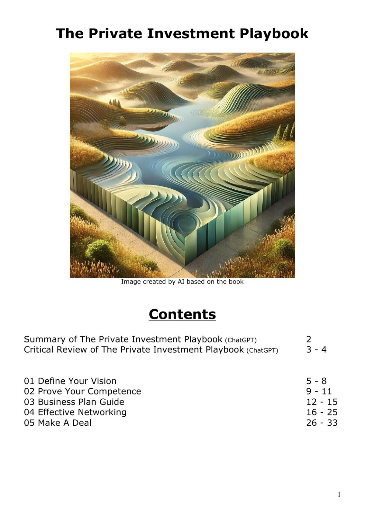 The Private Investment Playbook Wildminds