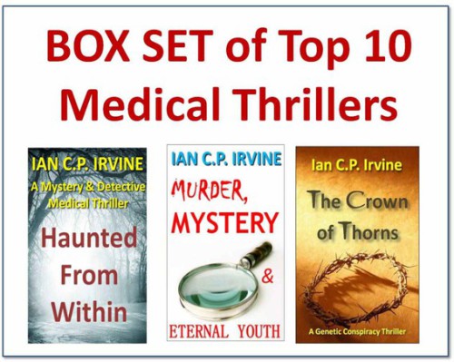 Medical Thrillers Haunted From Within Murder Mystery And Eternal Youth The Orlando File The Crown Of Thorns Irvine