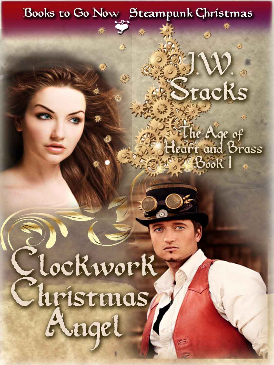 A Clockwork Christmas Angel Stacks J W