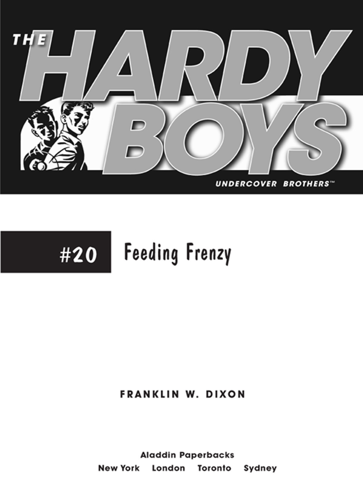 Hardy Boys Undercover Brothers 200 Feeding Frenzy Dixon Franklin W