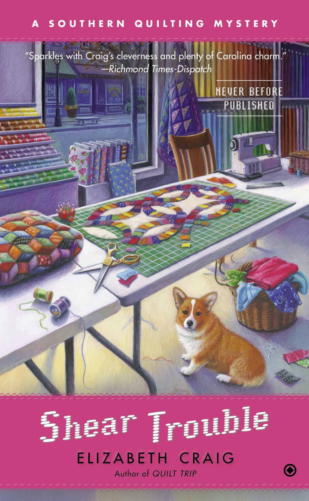 Shear Trouble Southern Quilting Mystery 4 Elizabeth Spann Craig