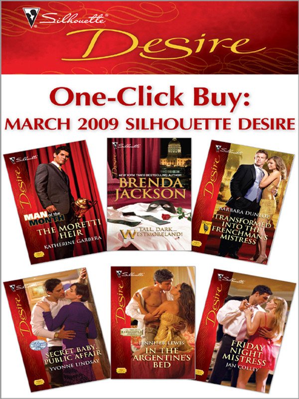 Silhouette Desire Garbera Katherine Jackson Brenda Dunlop Barbara Lindsay Yvonne