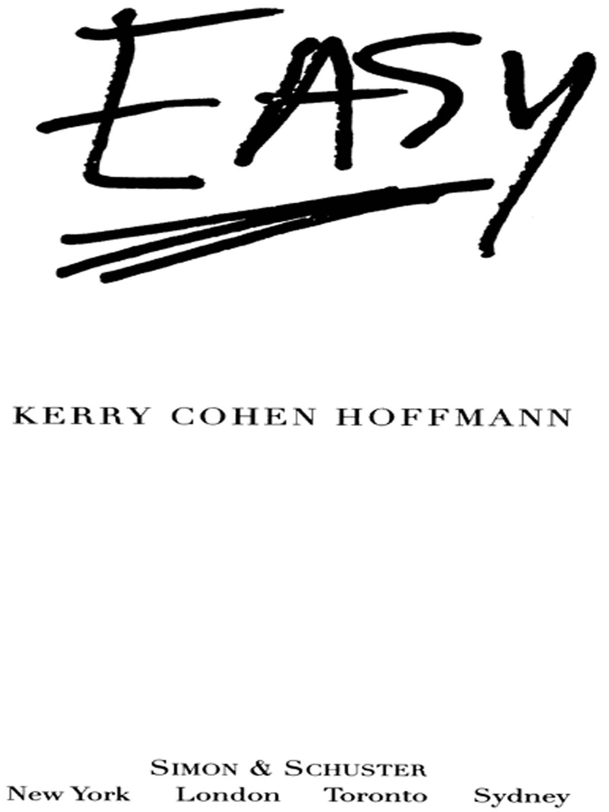 Easy Hoffmann Kerry Cohen