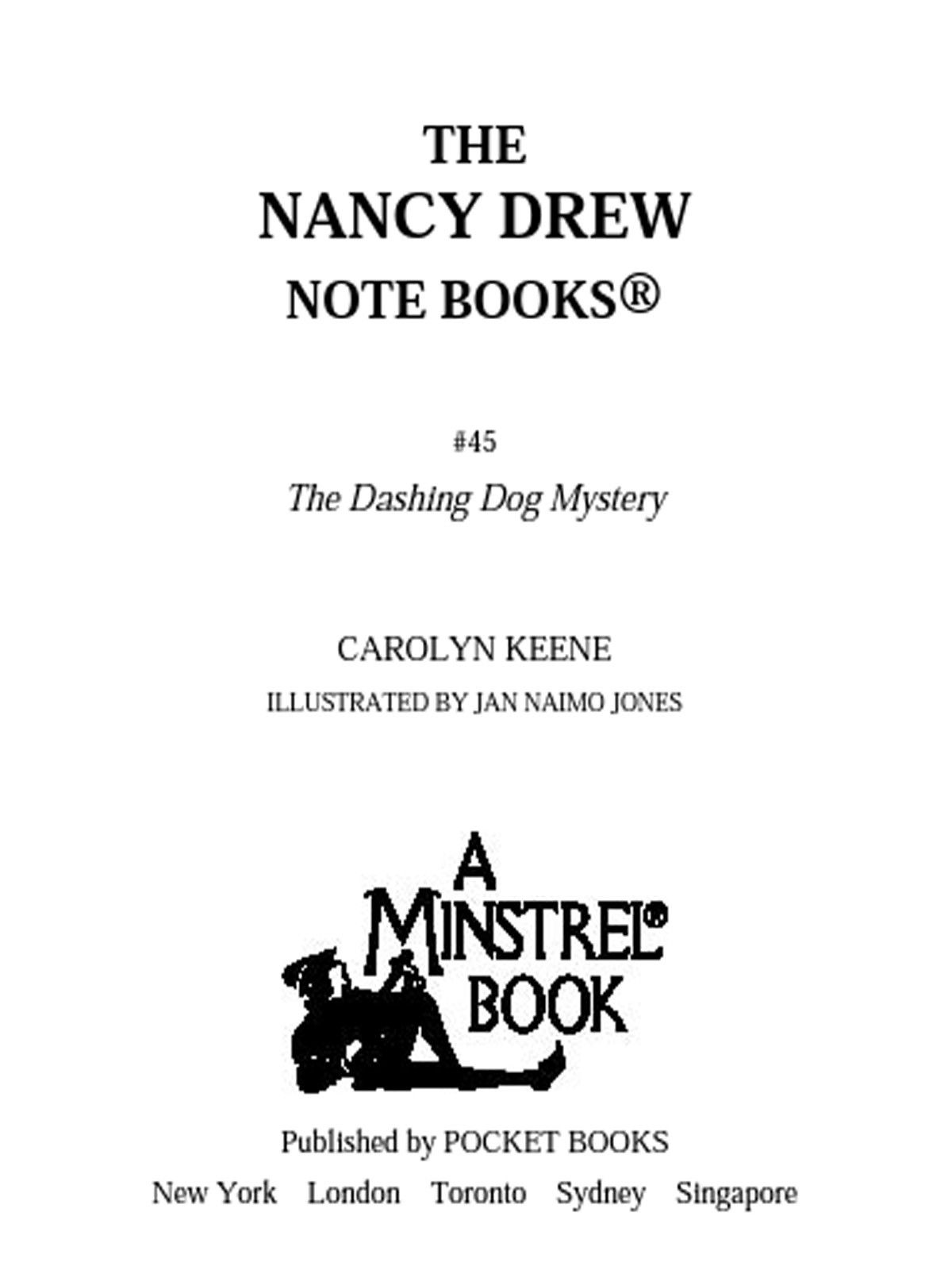 The Dashing Dog Mystery Keene Carolyn
