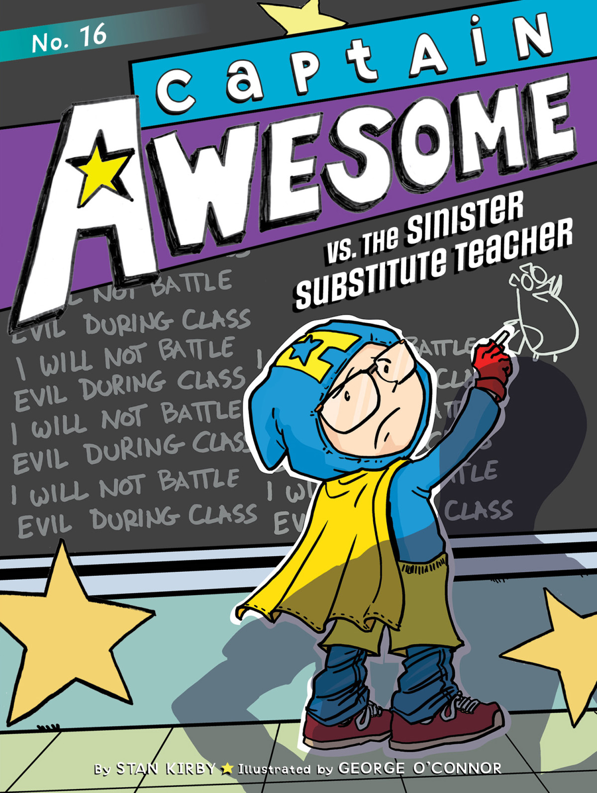 Captain Awesome Vs The Sinister Substitute Teacher Illustrated Kirby