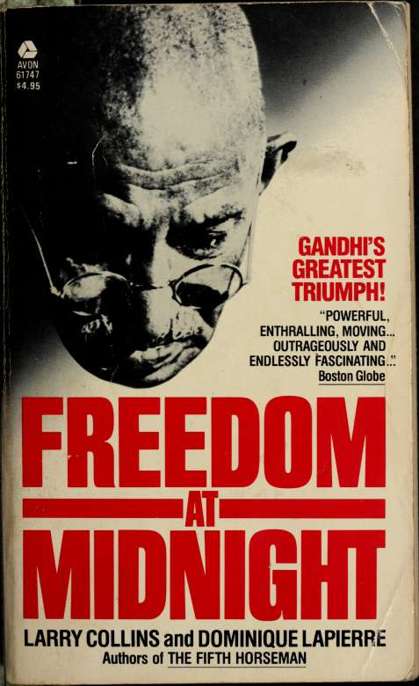 Freedom At Midnight Lapierre Dominique Collins Larry