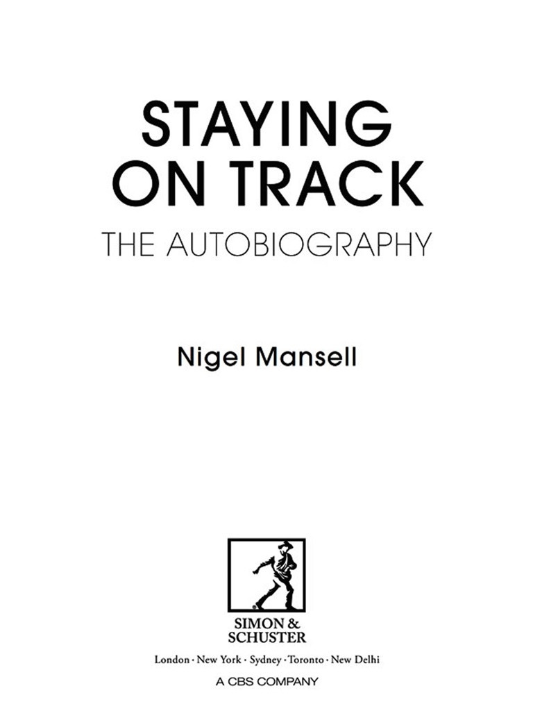 Staying On Track The Autobiography Mansell Nigel