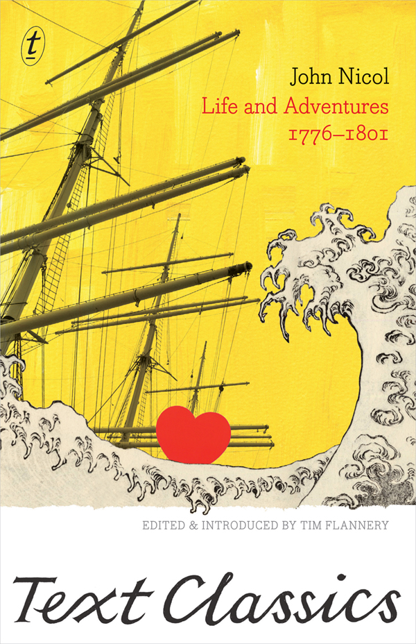 John Nicol Life And Adventures 17761801 Tim Flannery