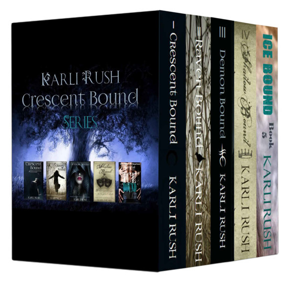 Bound Series Box Set Crescent Bound Raven Bound Demon Bound Shadow Bound And Ice Bound Rush Karli