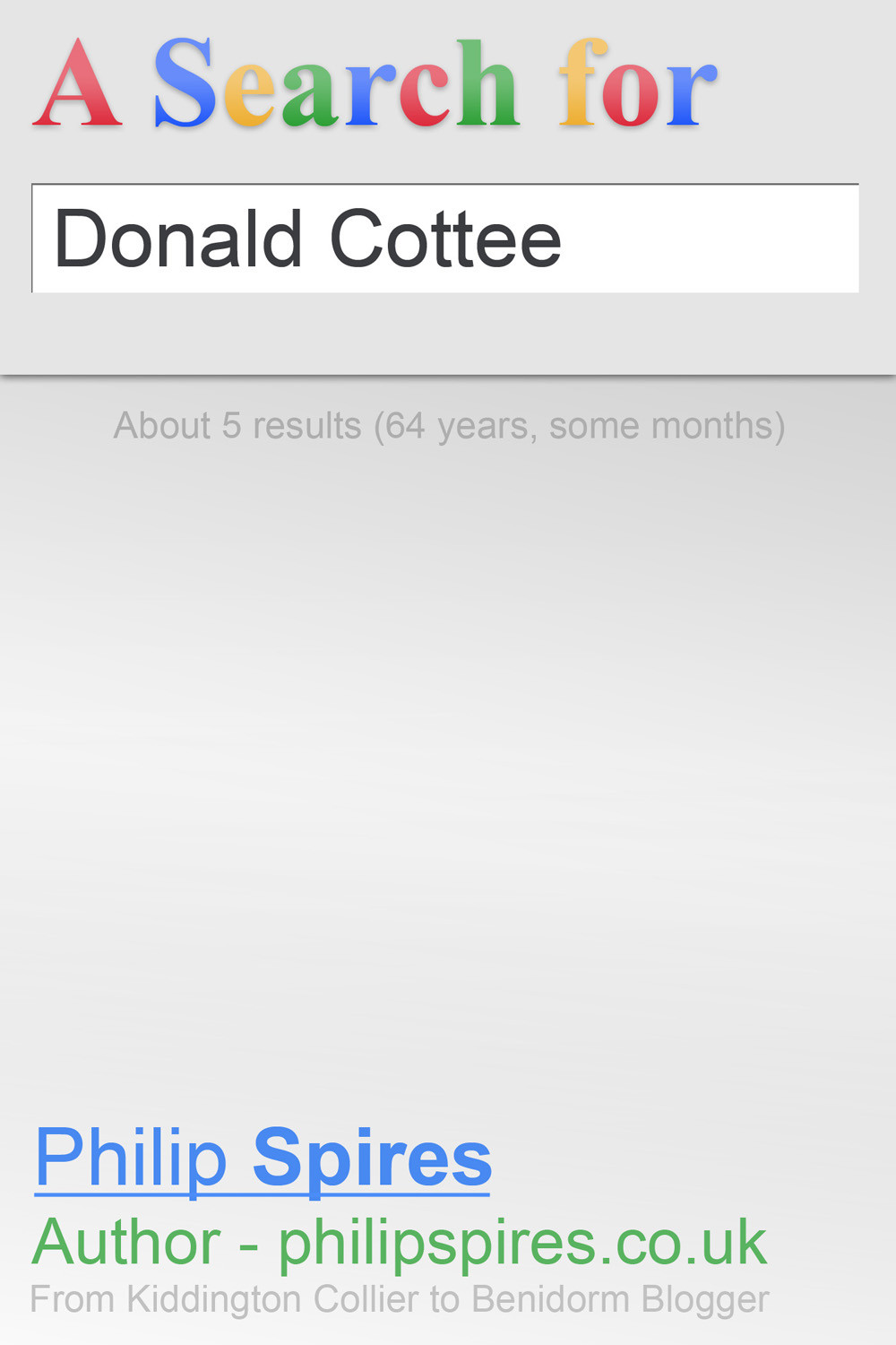 A Sh For Donald Cottee Spires Philip
