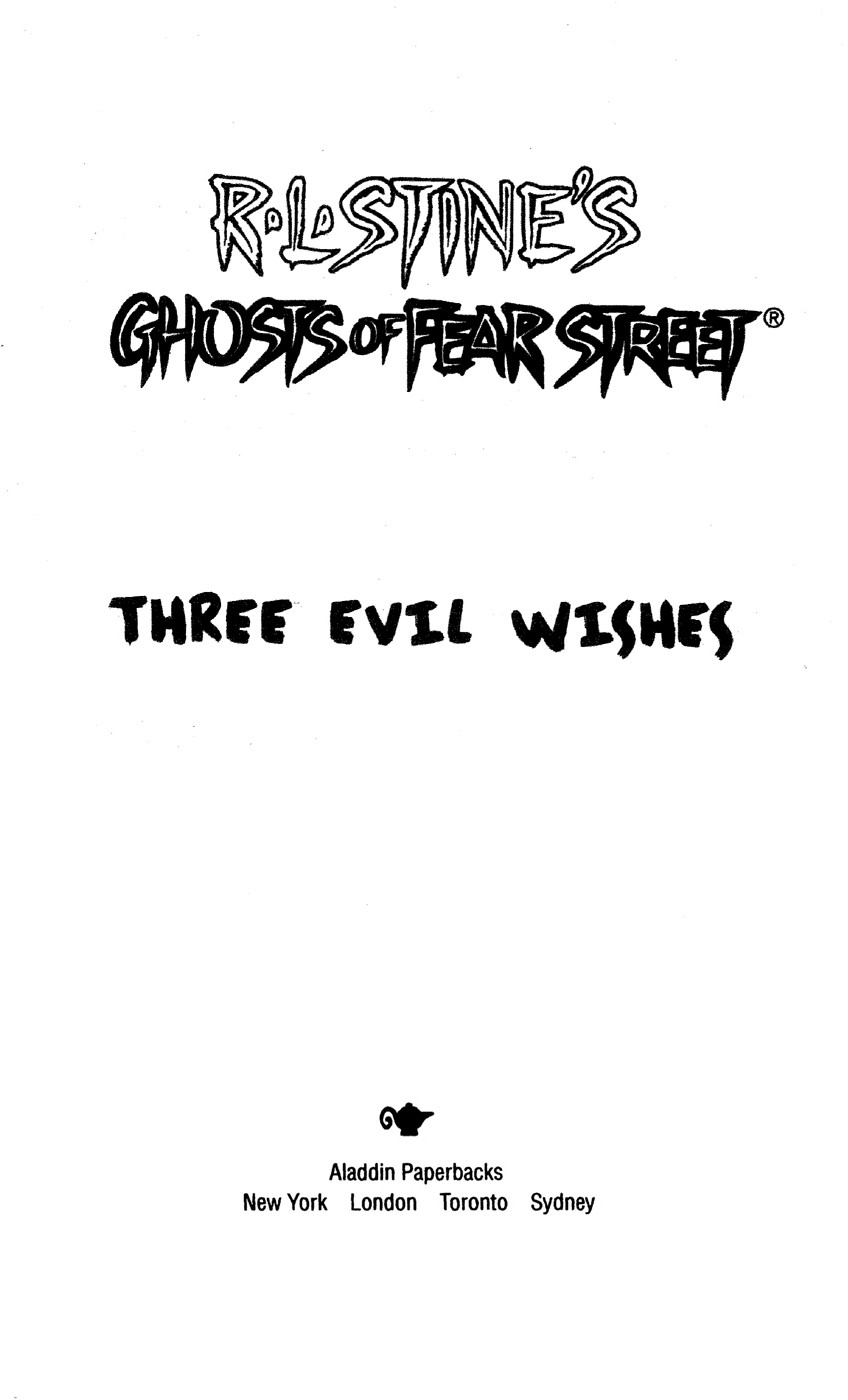 Three Evil Wishes Stine R L