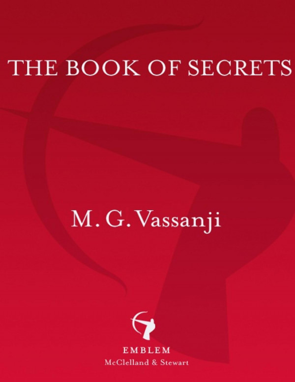 The Book Of Secrets Vassanji Mg