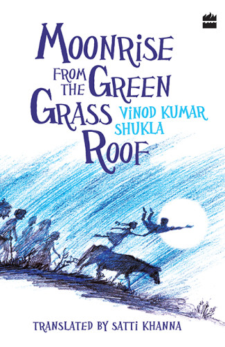 Moonrise From The Green Grass Roof Shukla Vinod Kumar