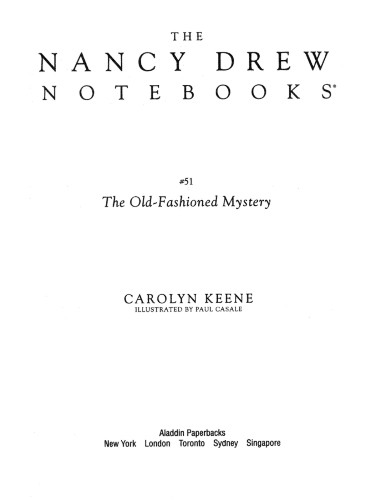 The Oldfashioned Mystery Keene Carolyn